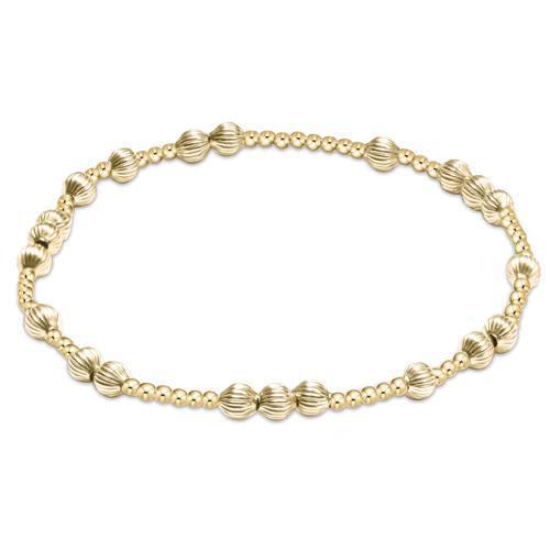 Hope Unwritten Dignity 4mm Bead Bracelet - Gold