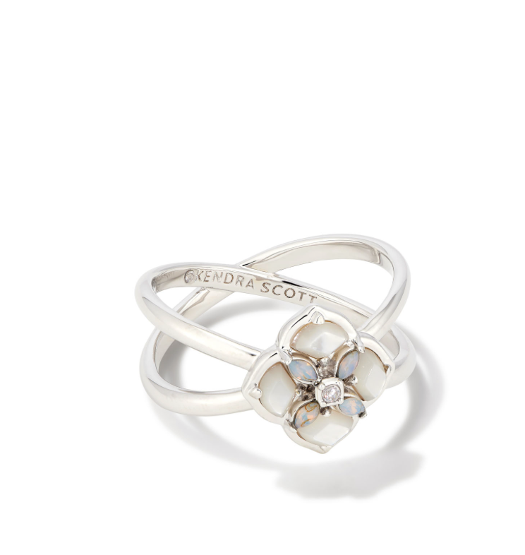 DIRA STONE DOUBLE BAND RING