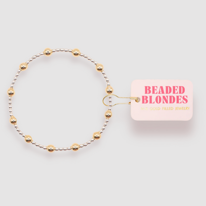 Mixed Metal Beaded Blondes Collection