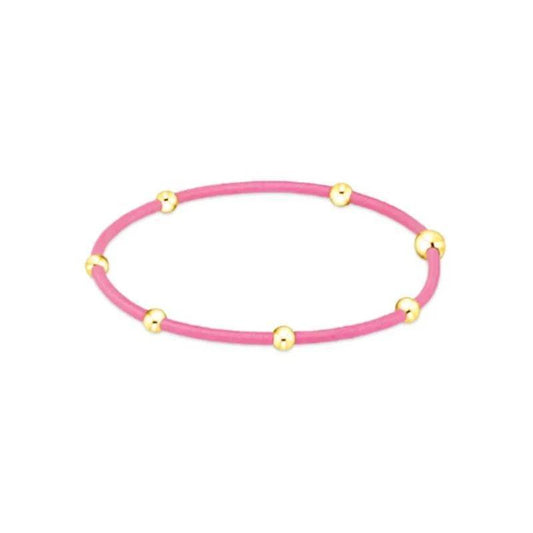"e"ssentials Bracelets- Bright Pink