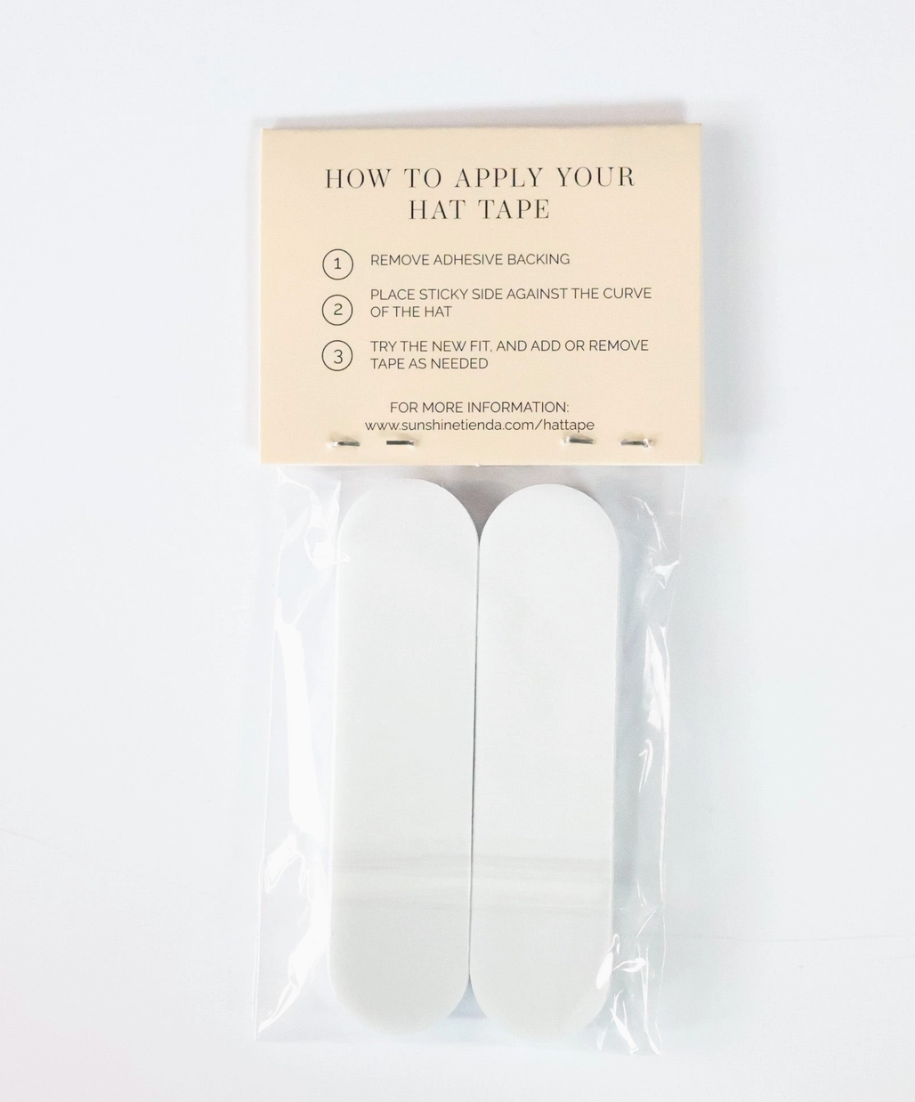 Hat Sizing Foam Tape
