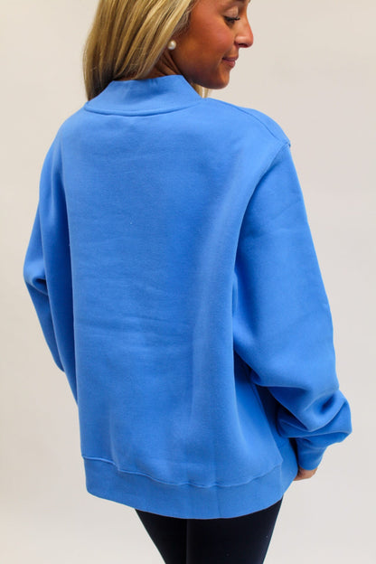 Varsity Old School Mockneck Sweatshirt