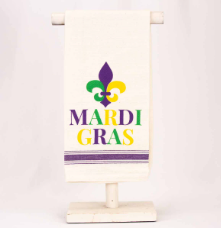 Mardi Gras Hand Towels