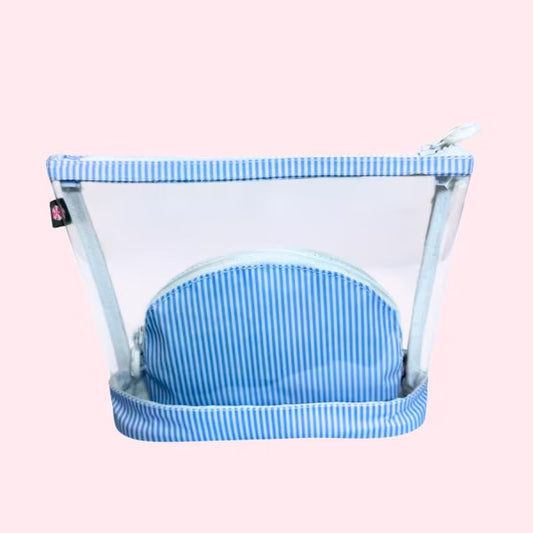 Baby Blue Preppy Stripe Jet-Set