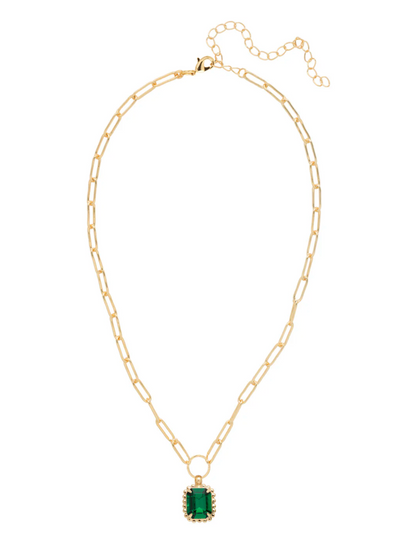 Octavia Scalloped Pendant Necklace
