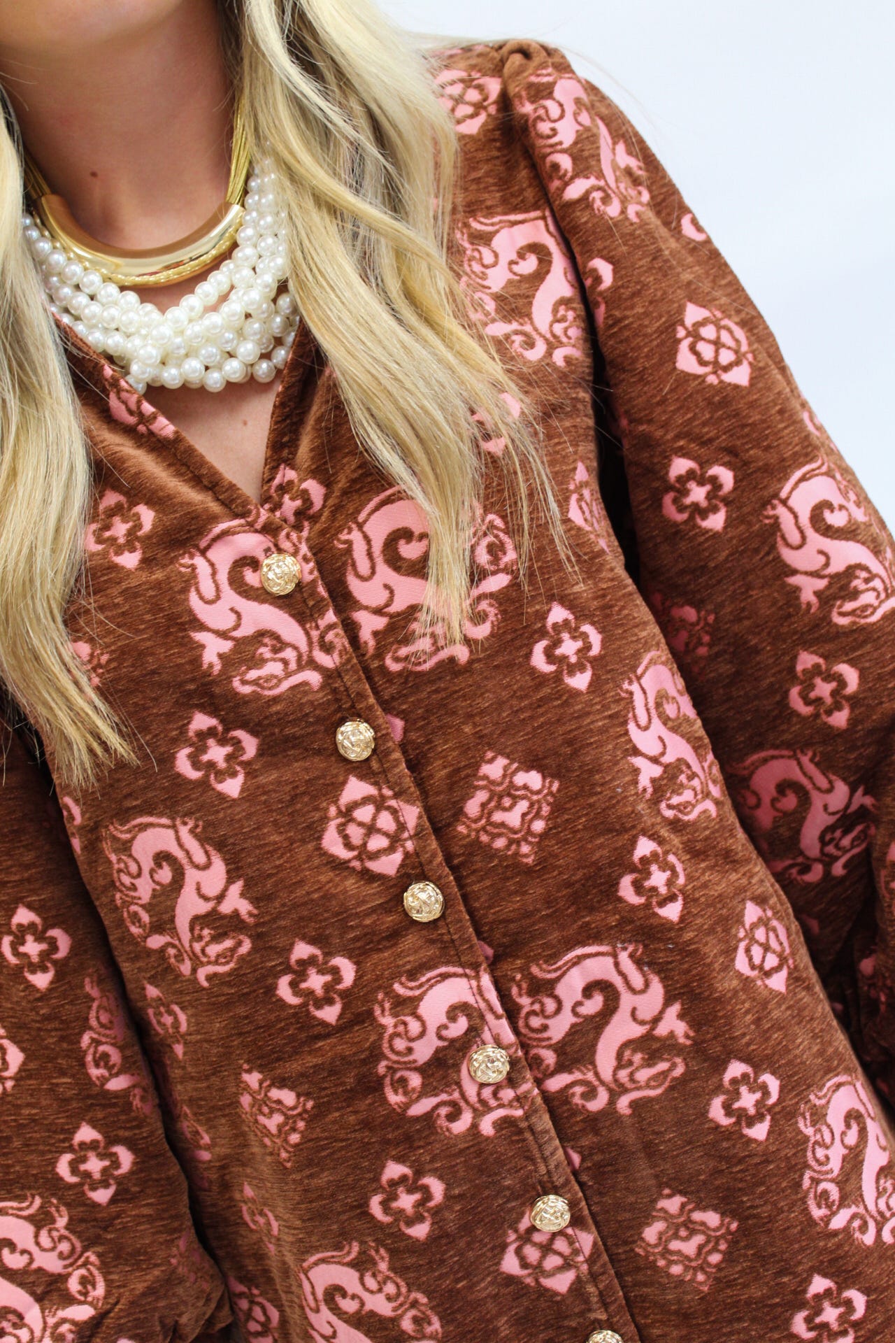 Gypsy Garden Dress- Brown