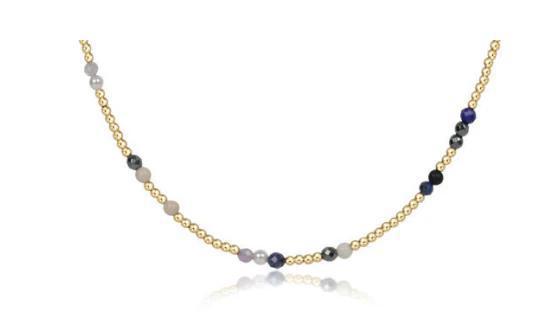 15" Choker Hope Unwritten Gemstone - Hot Mess Fall Winter