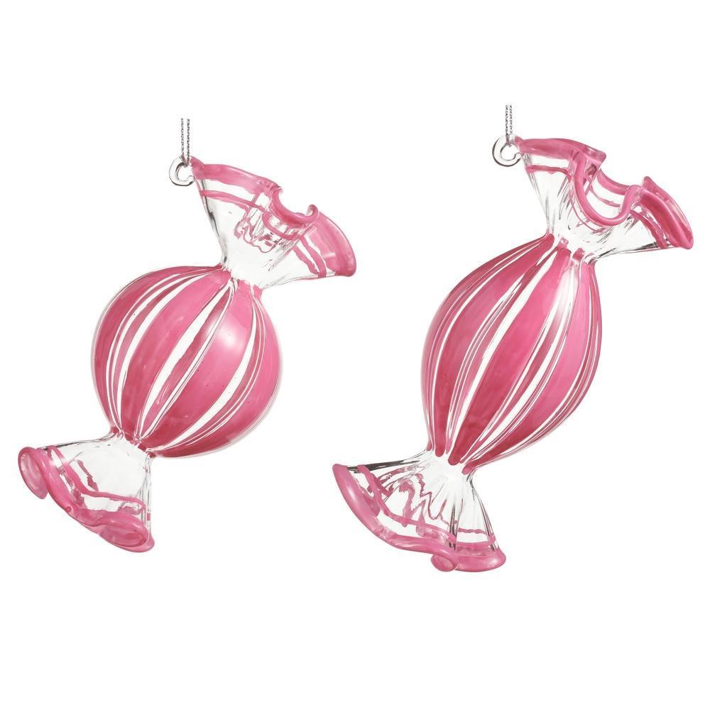 Pink Peppermint Candy Ornament