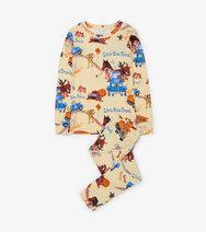 Little Blue Truck Pajama Set - Hanging With Book