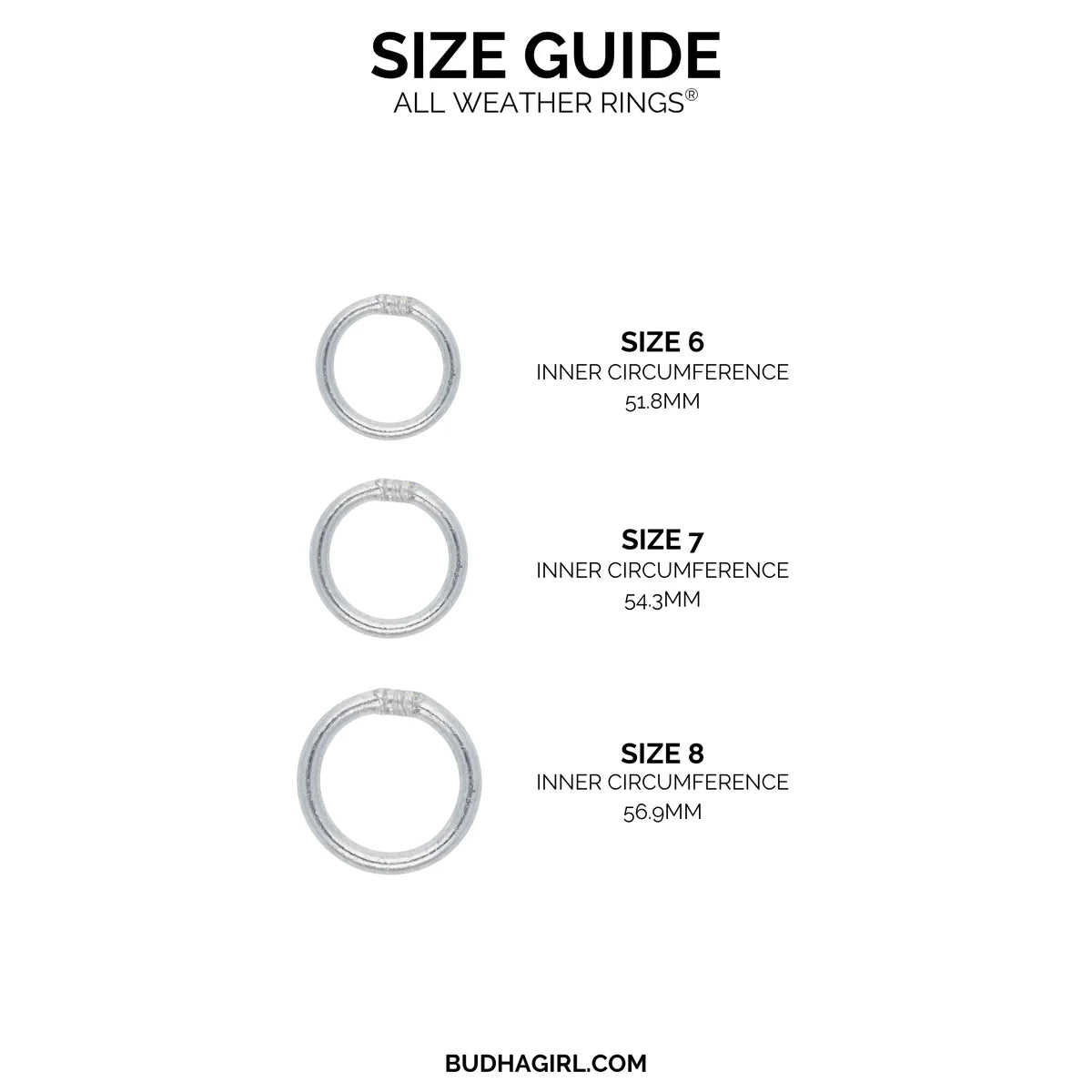 All Weather Rings - Group of 3