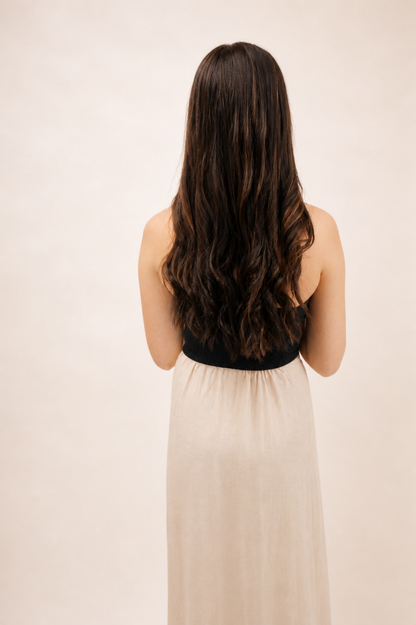 Paisley's Black Khaki Dress