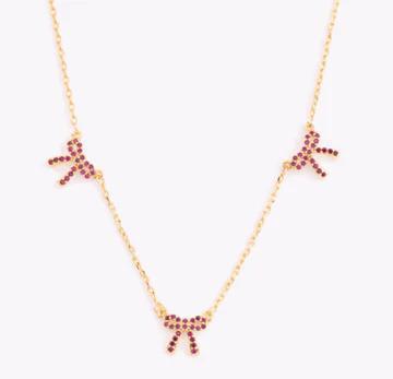 Holiday Bow Necklace