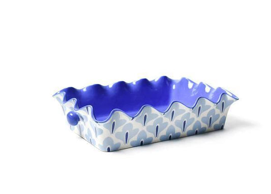 Sprout Ruffle 14 Casserole Iris Blue