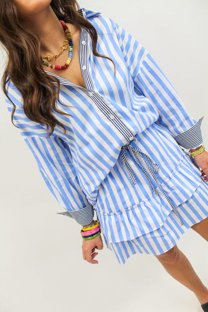 Katherine Top Blue/Black