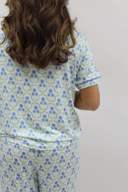 Pant Set Charlotte Sweetbrr Lttce Blu
