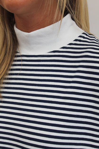Here We Go Mockneck Sweatshirt