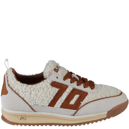 Back 70 Jogger FT in Milk Ice Cuoio Sneakers