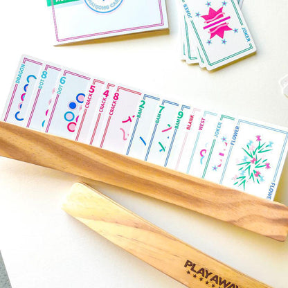 Wooden 4 Pack Mahjong Stands