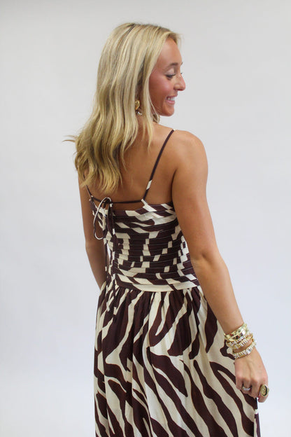 Mocha Mirage Maxi Dress