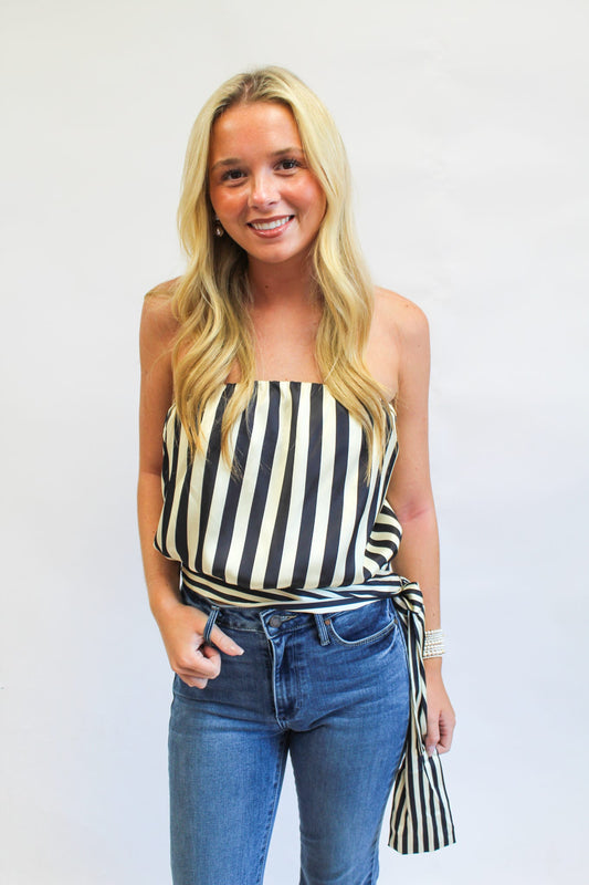 Black Tie Affair Strapless Top