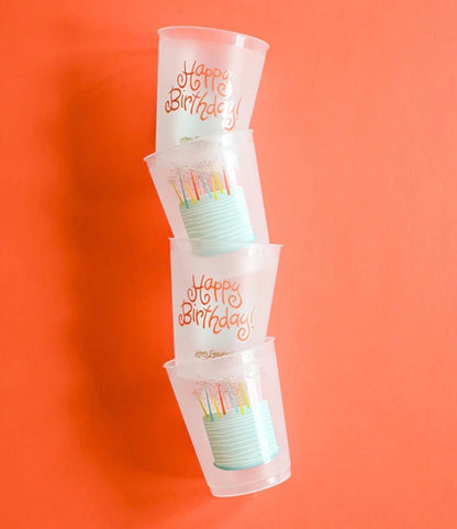 Sparkle Cake Frosted Cups Set of 10