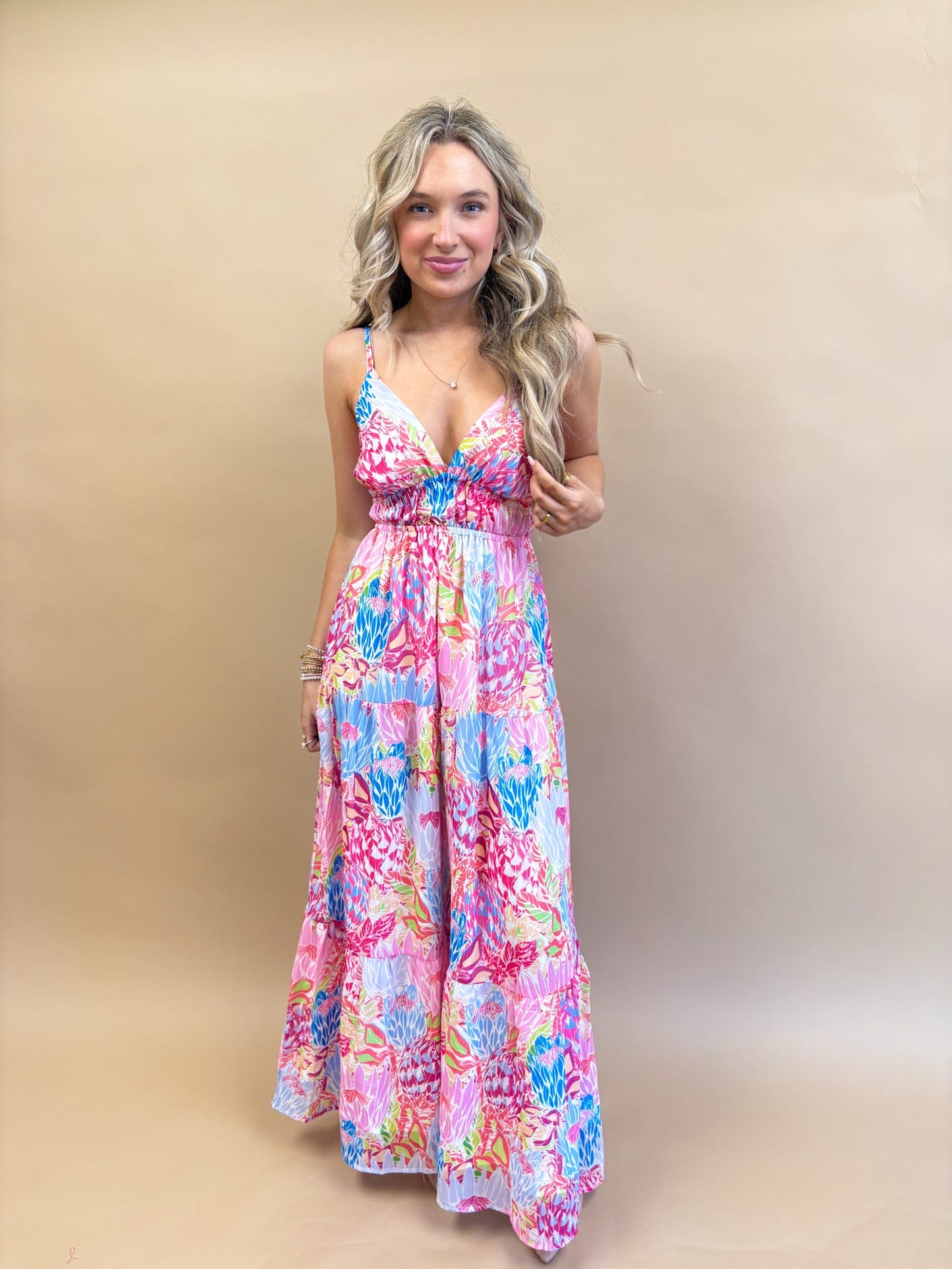 Palm Springs Party Maxi Dress