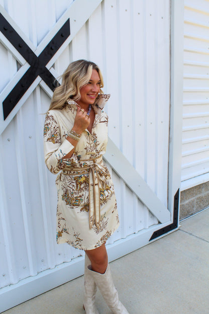 Maple Field & Feather© Ruthie Shirt Dress Short by House of MBR