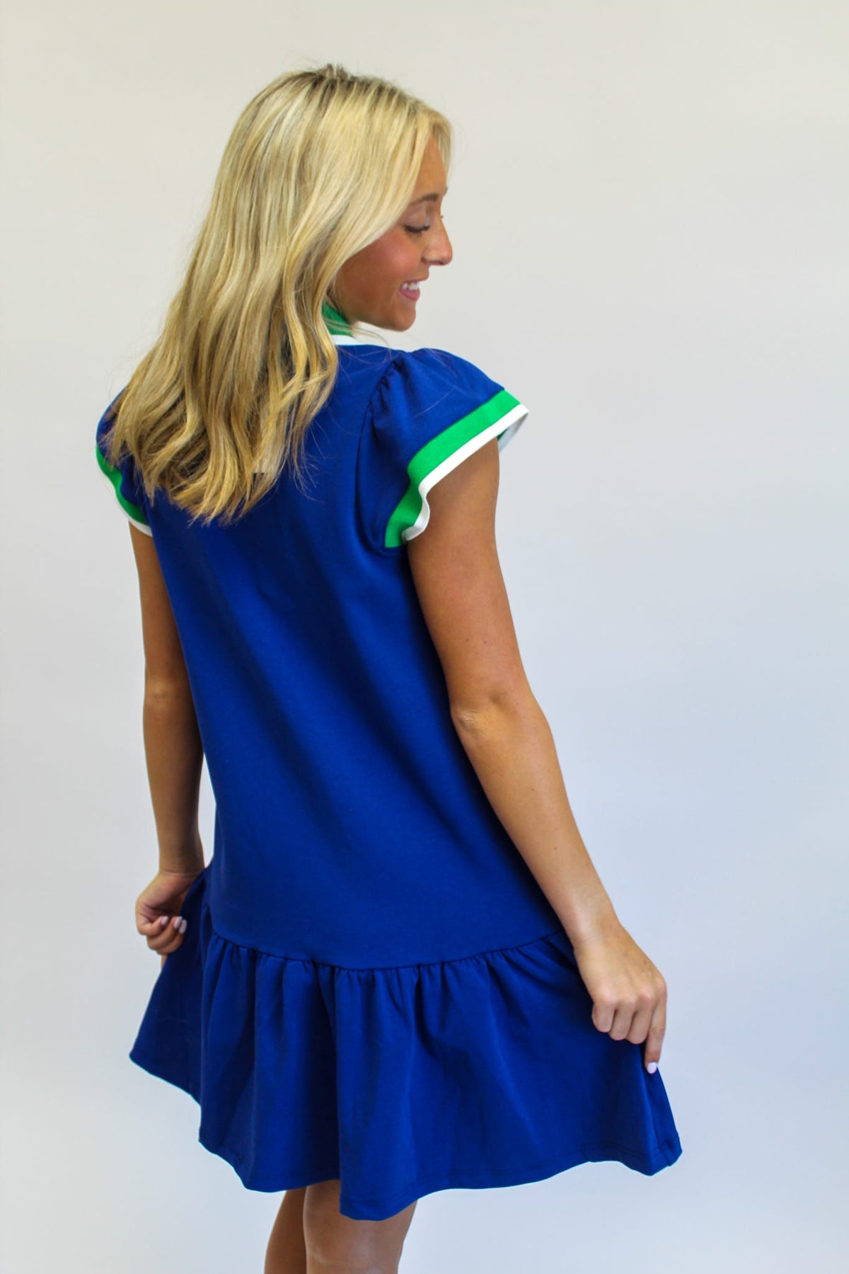 Dress Carissa Navy/Green