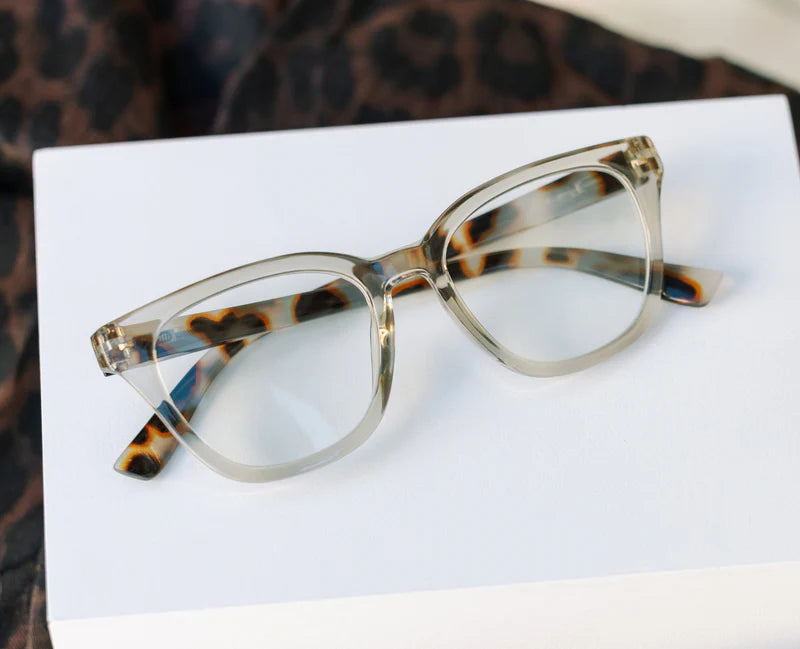 Lenora - Fog/Chai Tortoise Peepers