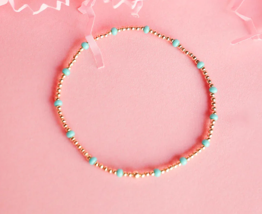 Turquoise Dainty Poppi Bracelet