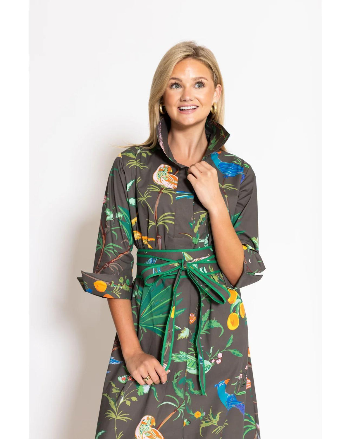 Feather Frolic© Ruthie Shirt Dress Long