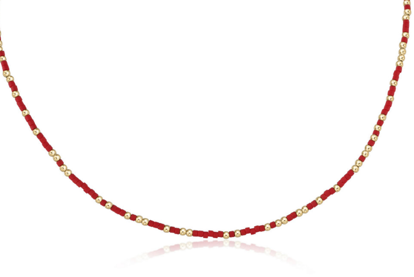 15" Choker Hope Unwritten - Red