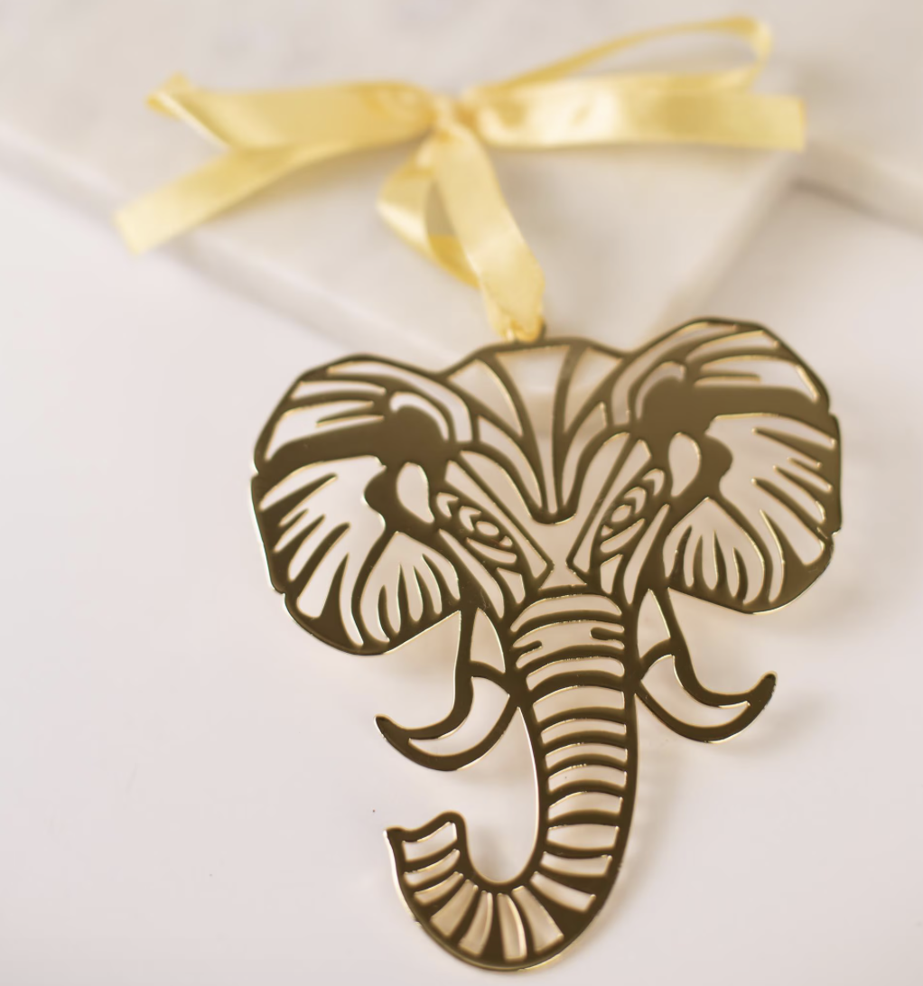 Elephant Face Ornament