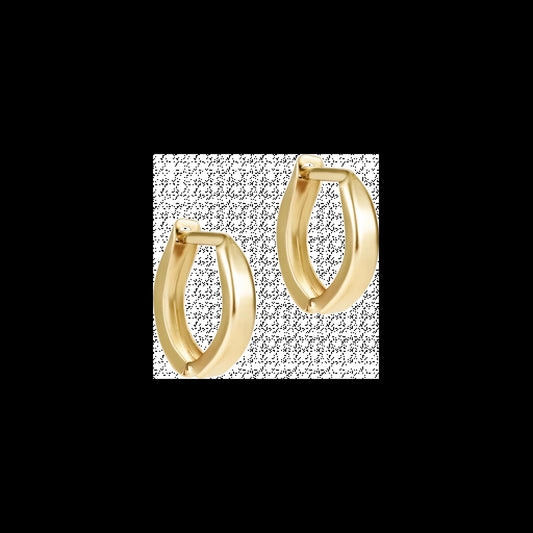 Huggie Gold 0.5" Hoop
