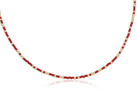 15'' Choker Hope Unwritten - Bright Red