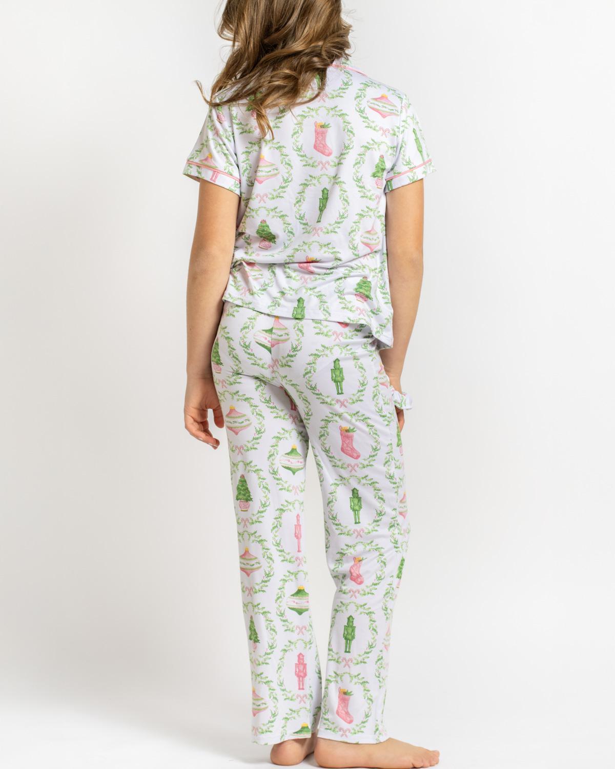 Girls Nutcracker Trellis Pants Pajamas