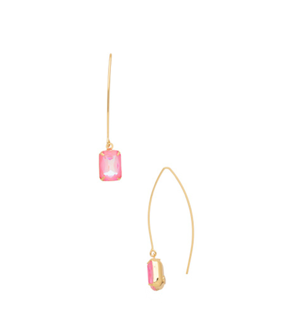 Light Rose Delite Wire Threader Earring