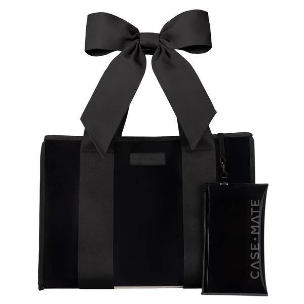 Jelly Tote with Bow- Midnight