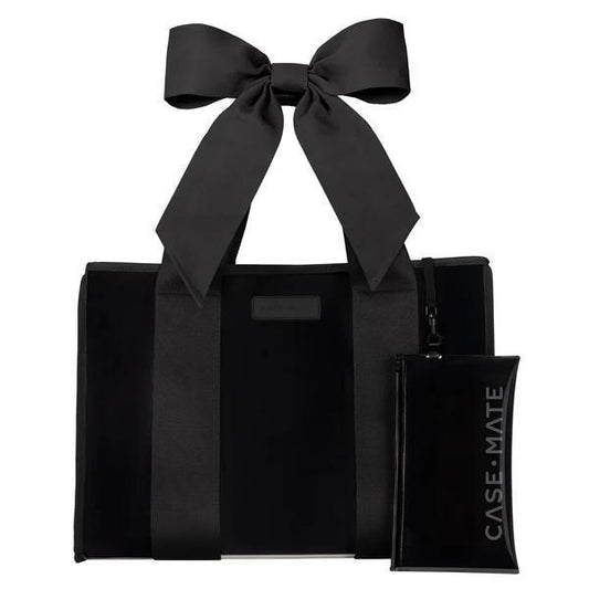 Jelly Tote with Bow- Midnight