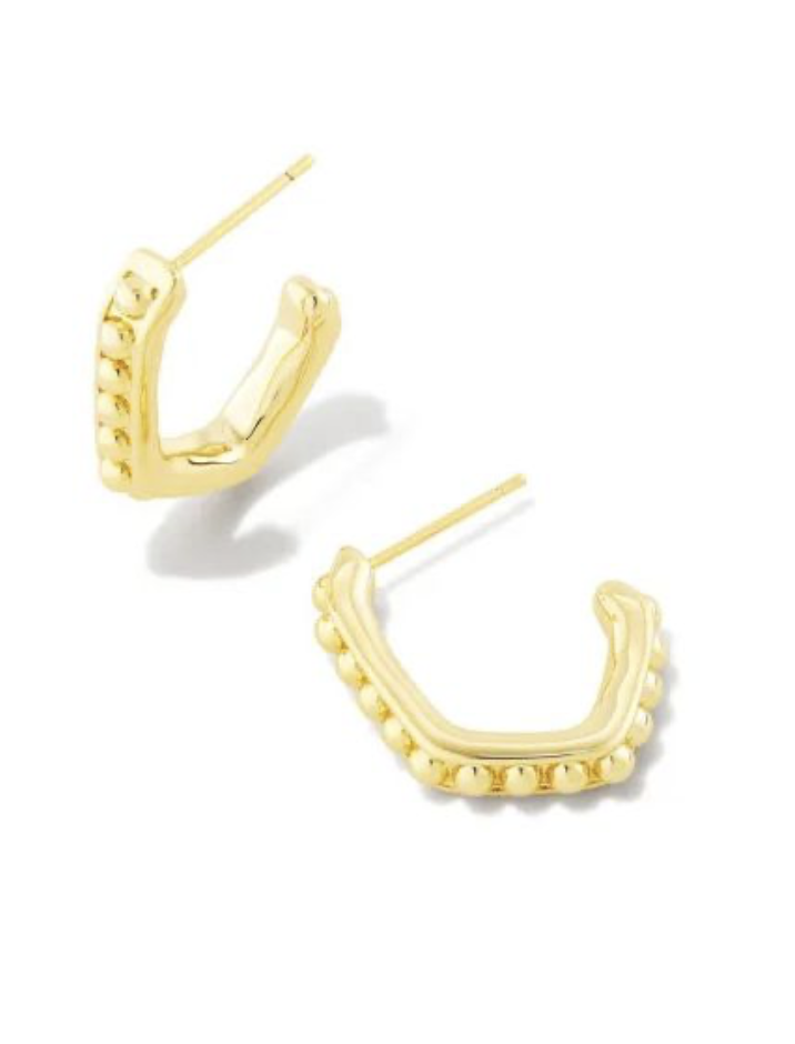 LONNIE BEADED HUGGIE EARRING