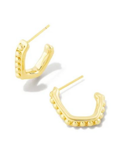 LONNIE BEADED HUGGIE EARRING