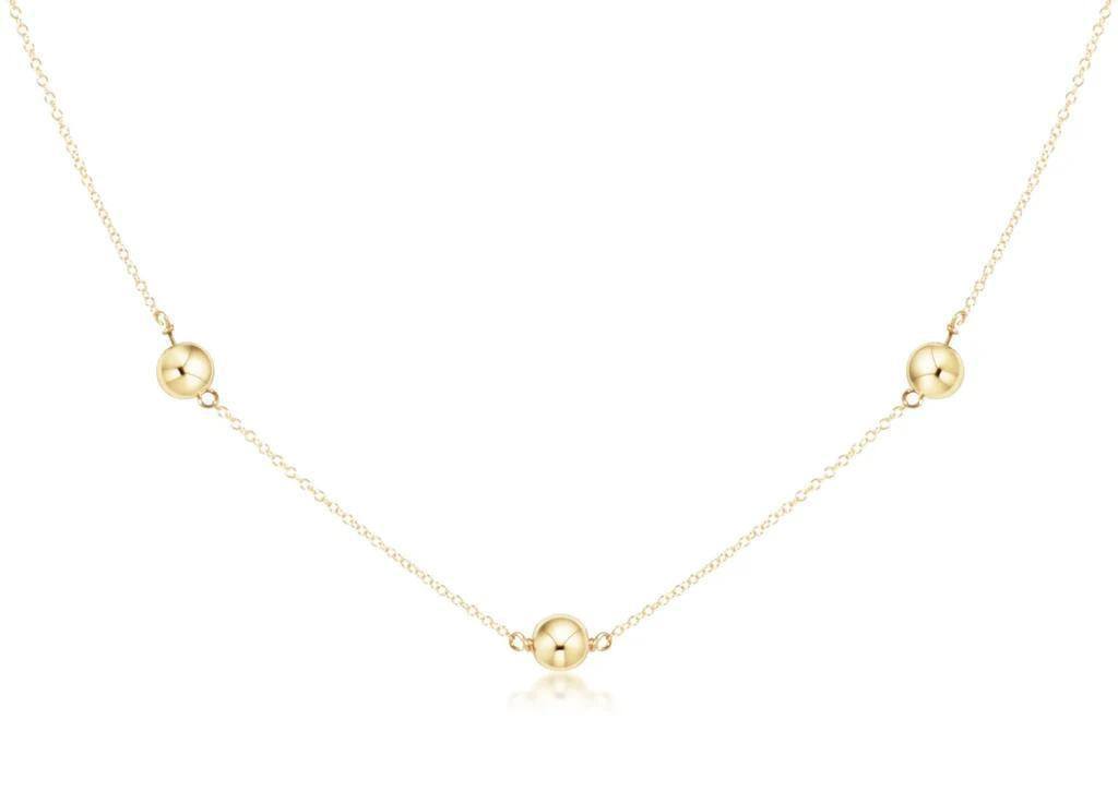 15" Choker Simplicity Chain Gold - Classic 6mm Gold