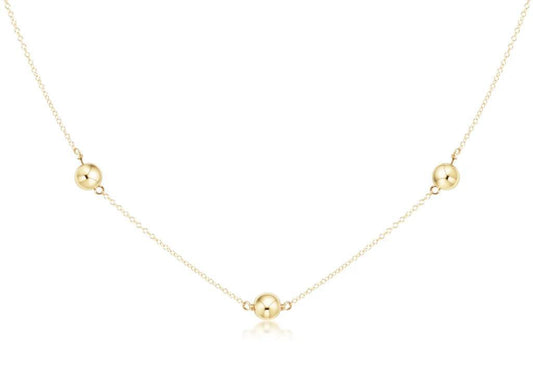 15" Choker Simplicity Chain Gold - Classic 6mm Gold