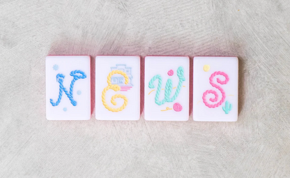 Miss Cowgirl Mahjong Set