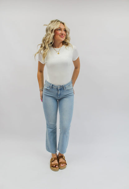 Cropped Flare Jeans