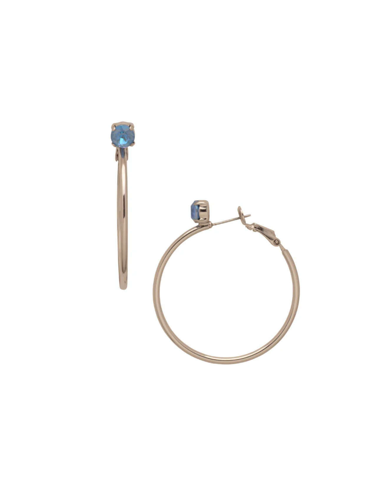 Mini Serafina Hoop Earrings