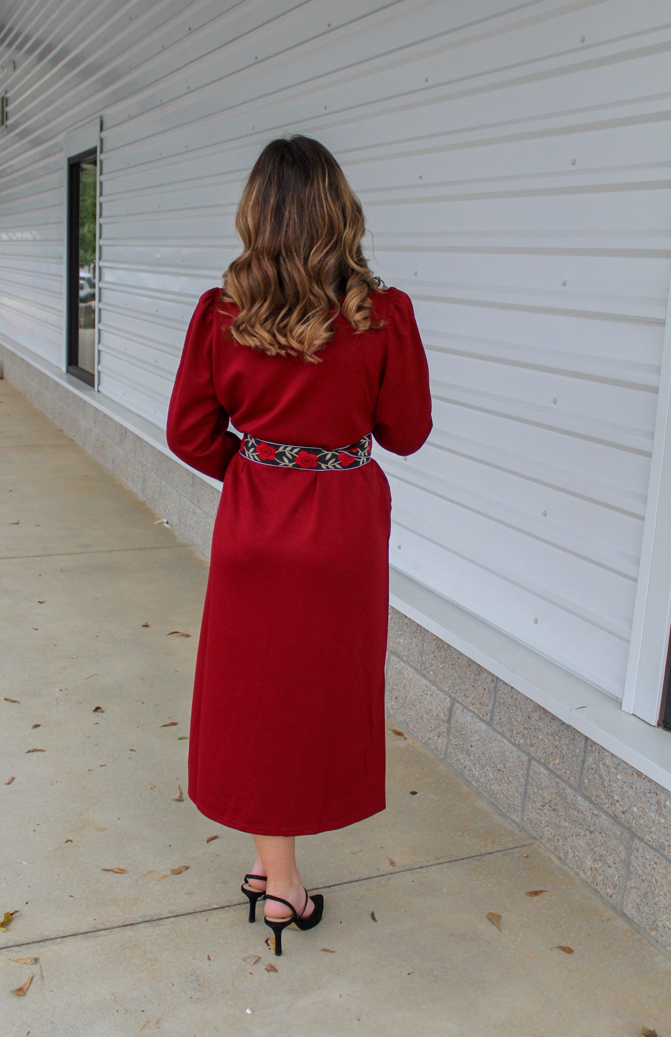 Sweet Talk Wine Dress