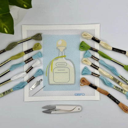Bottle Needlepoint Kit (isolated bottle) | default - #NP88-DRK-003
