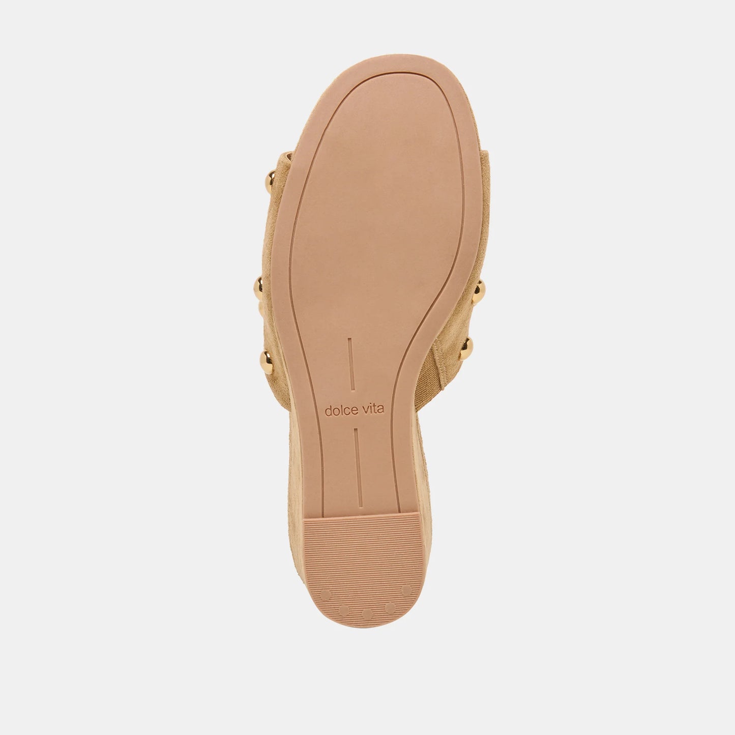 Holta Stud - Light Brown Suede