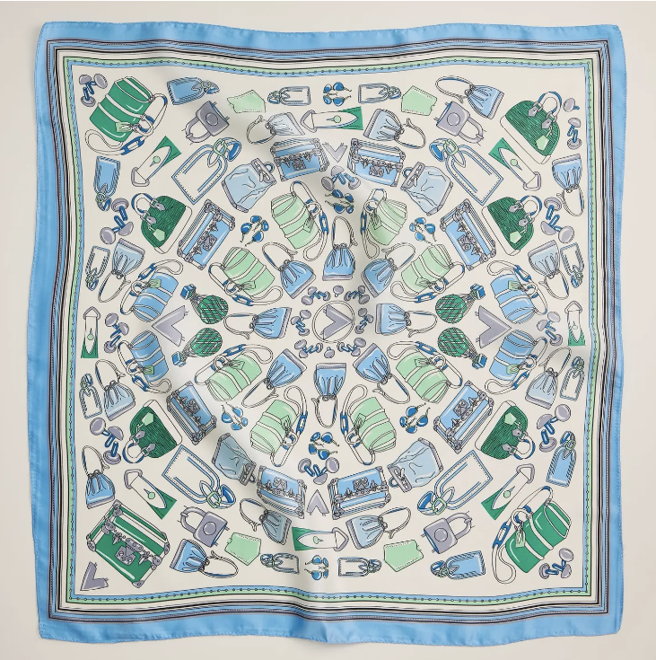 Stone & Stitch Square Silk Scarves